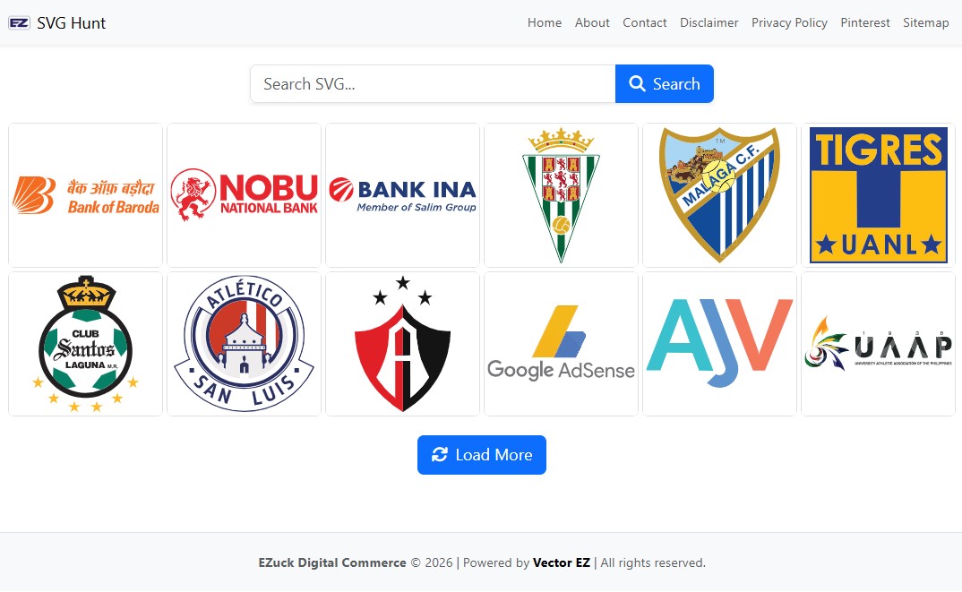 Halaman SVG Hunt di svg.vectorez.biz.id